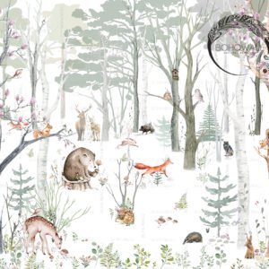 freska_fox_in_the forest_Bohowall