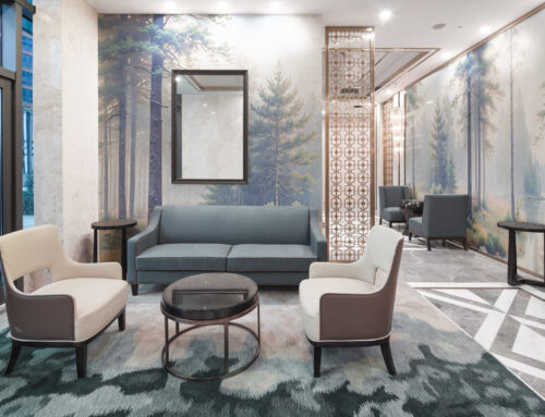 Бесшовные панорамные обои Ethereal Forest Glade (Эфирная лесная поляна)